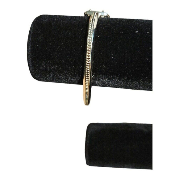 Kendra Scott Women Gold Pave Set Stones Halo Design Bracelet 8" - Picture 7 of 9